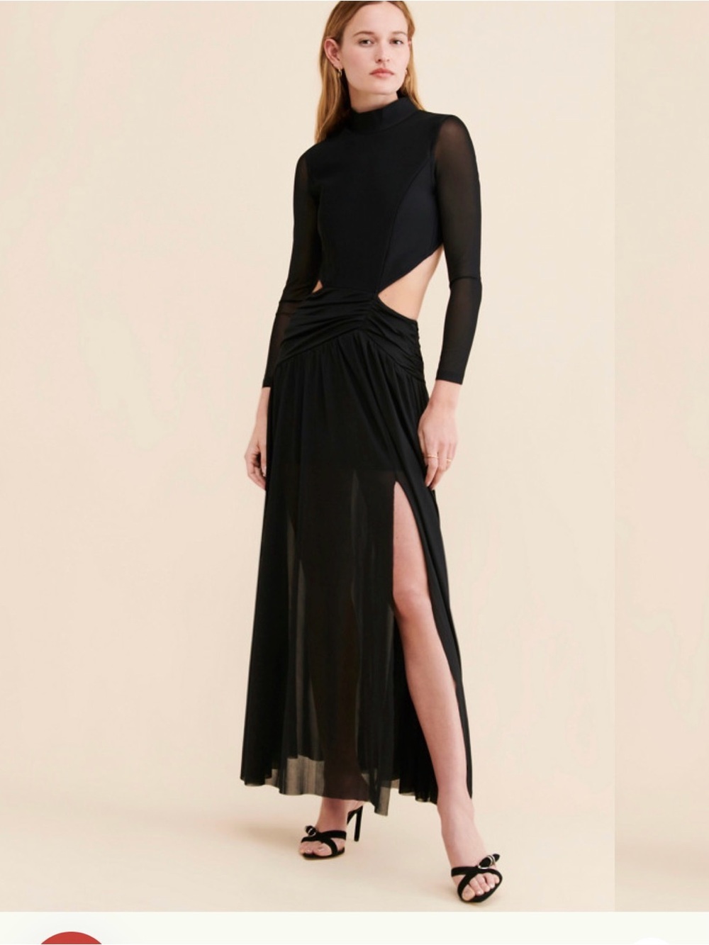 Elliatt Dawn Black Maxi Dress